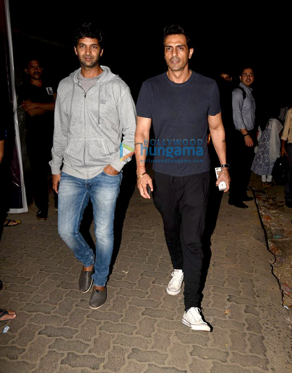 Arjun Rampal and Purab Kohli snapped post ‘Baahubali 2 – The Conclusion’ screening Arjun Rampal and Purab Kohli snapped post ‘Baahubali 2 – The Conclusion’ screening