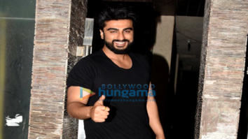 Arjun Kapoor and Shraddha Kapoor snapped at their film ‘Half Girlfriend’s bash at Mohit Suri’s office