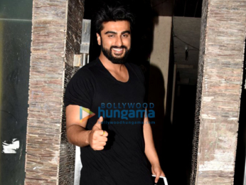 Arjun Kapoor and Shraddha Kapoor snapped at their film 'Half Girlfriend's bash at Mohit Suri's office