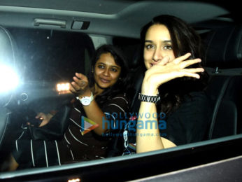Arjun Kapoor and Shraddha Kapoor snapped at their film 'Half Girlfriend's bash at Mohit Suri's office