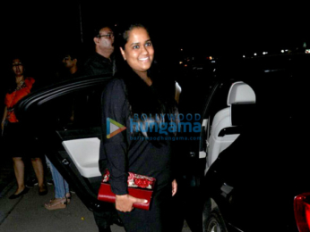 Arpita Khan snapped post her dinner at Hakkasan