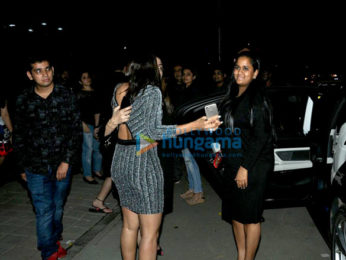 Arpita Khan snapped post her dinner at Hakkasan
