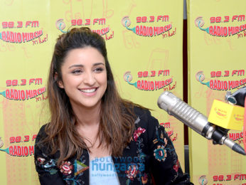 Ayushmann Khurrana and Parineeti Chopra promote 'Meri Pyaari Bindu' at 98.3 FM Radio Mirchi