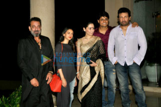 Wrap-up bash of the film Bhoomi with Sanjay Dutt and cast