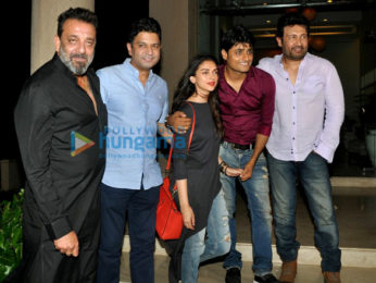 Wrap-up bash of the film Bhoomi with Sanjay Dutt and cast
