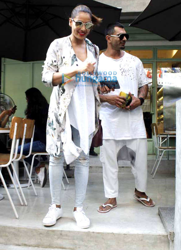 Bipasha Basu and Karan Singh Grover on lunch date at The Kitchen Garden Bipasha Basu and Karan Singh Grover on lunch date at The Kitchen Garden