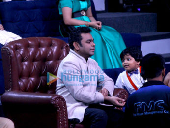Sridevi and AR Rahman snapped promoting the film 'Mom' on Zee Lil champs