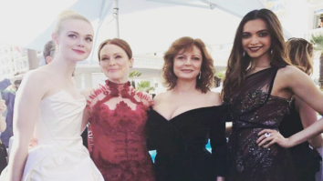 Cannes 2017: Wow! Deepika Padukone meets Hollywood stars Julianne Moore, Susan Sarandon and Elle Fanning