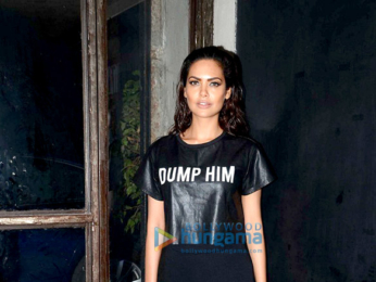 Esha Gupta snapped post a shoot in Mumbai