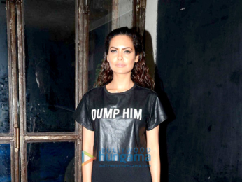 Esha Gupta snapped post a shoot in Mumbai
