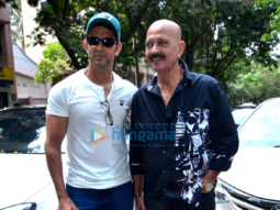 Hrithik Roshan snapped with family celebrating Mother’s Day at Hakkasan in Bandra
