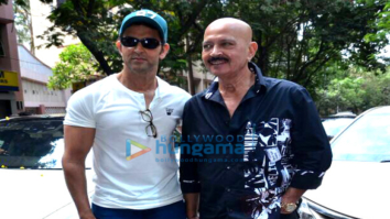 Hrithik Roshan snapped with family celebrating Mother’s Day at Hakkasan in Bandra