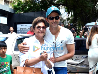 Hrithik Roshan snapped with family celebrating Mother's Day at Hakkasan in Bandra
