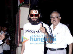 Injured Ranveer Singh snapped post getting treatment at Lilavati Hospital in Mumbai