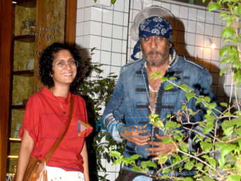 Jackie Shroff and Kiran Rao snapped post dinner at Village Shop