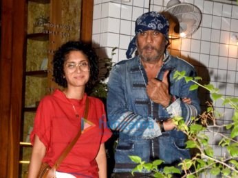 Jackie Shroff and Kiran Rao snapped post dinner at Village Shop