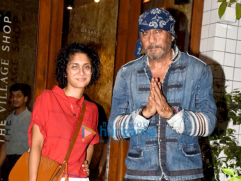 Jackie Shroff and Kiran Rao snapped post dinner at Village Shop