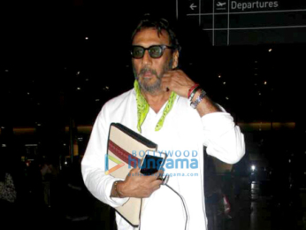 Jacqueline Fernandez, Jackie Shroff and John Abraham snapped at the airport