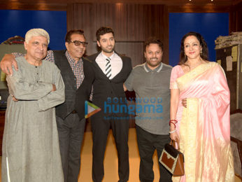 Javed Akhtar, Hema Malini and Dharmendra grace the mahurat of Anil Sharma's film 'Genius'