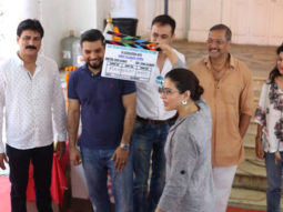 Kajol gives the first clap for husband Ajay Devgn’s Marathi film starring Nana Patekar