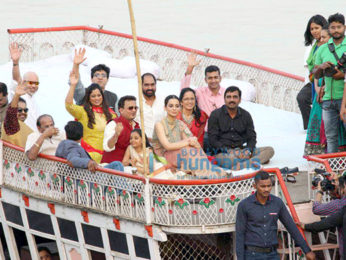 Kangna Ranaut launches a 20 feet tall emblem logo poster of the film 'Manikarnika - The Queen Of Jhansi'