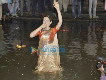 Kangna Ranaut launches a 20 feet tall emblem logo poster of the film 'Manikarnika - The Queen Of Jhansi'