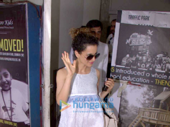 Kangna Ranaut snapped at Pali Hill in Bandra