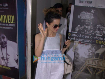 Kangna Ranaut spotted at Pali Hill