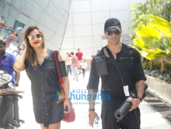 Karan Singh Grover, Bipasha Basu return from Goa post celebrating one year of marriage