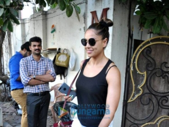 Karan Singh Grover and Bipasha Basu snapped post a spa session in Juhu