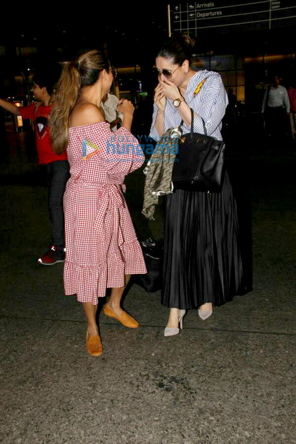 kareena kapoor khan and amrita arora snapped arrving from goa 4
