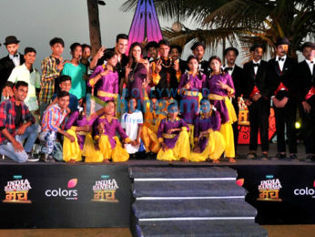 Krushna Abhishek and Mona Singh at the launch of 'India Banega Manch'