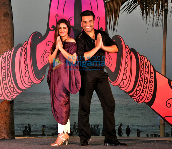 krushna and mona launch of india banega manch 4