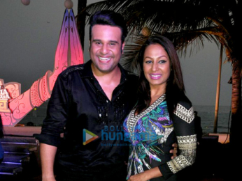 Krushna Abhishek and Mona Singh at the launch of 'India Banega Manch'