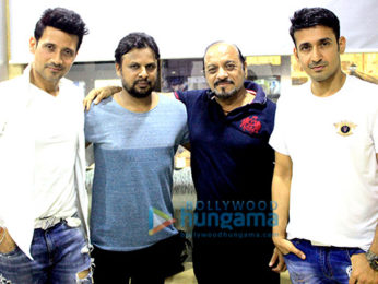 Neha Kakkar and Deep Mani record the song 'Talli Talli' for the film 'Veerey Ki Wedding'