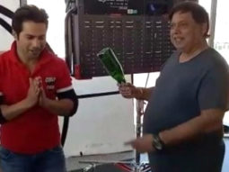 OMG! David Dhawan smashes a bottle on Varun Dhawan’s head on the sets of Judwaa 2