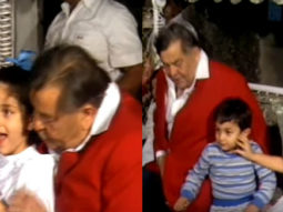 OMG! This old video featuring toddlers Kareena Kapoor Khan and Ranbir Kapoor with grandfather Raj Kapoor is going viral