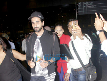 Parineeti Chopra, Ayushmann Khurrana and Anil Kapoor snapped at the airport