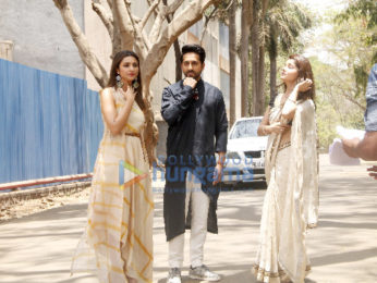 Parineeti Chopra and Ayushmann Khurrana promote their film 'Meri Pyaari Bindu' on the sets of TV show, Shakti - Astitva Ke Ehsaas Ki