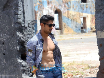 Prateik Babbar and Elli Avram shoot for Rocky S new campaign in Mumbai