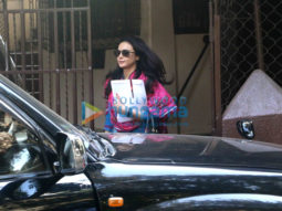 Preity Zinta snapped post her dubbing sessions in Bandra