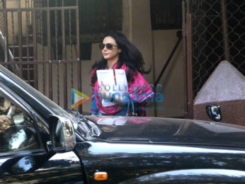 Preity Zinta snapped post dubbing in Bandra