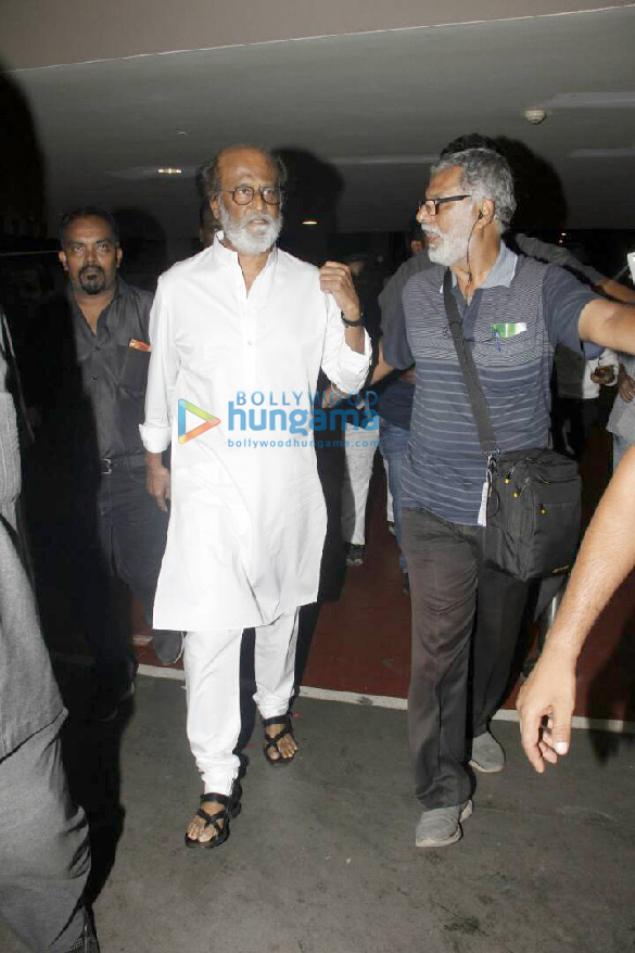 rajnikant arrives in mumbai amidst heavy security 2