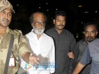 Rajnikant arrives in Mumbai amidst heavy security