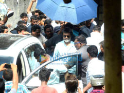 Rajinikanth snapped shooting on the streets of Mumbai