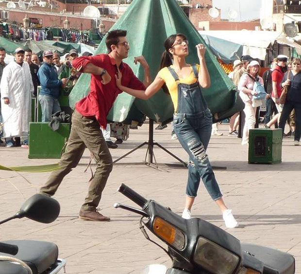 Ranbir Kapoor and Katrina Kaif look goofy in a new still from Jagga Jasoos features