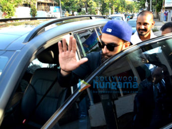 Ranveer Singh snapped at Akro gym