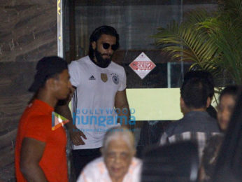 Ranveer Singh snapped at his gym