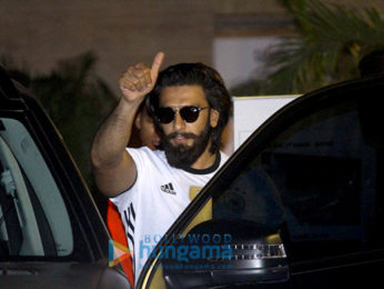 Ranveer Singh snapped at his gym