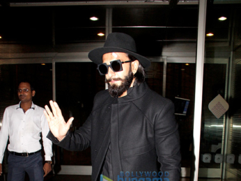 Ranveer Singh snapped at the airport